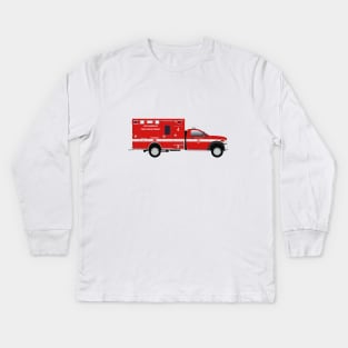 LAFD Rescue Ambulance Kids Long Sleeve T-Shirt